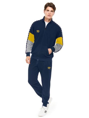 Tuta uomo in cotone garzato con zip Umbro 30132 - CIAM Centro Ingrosso Abbigliamento