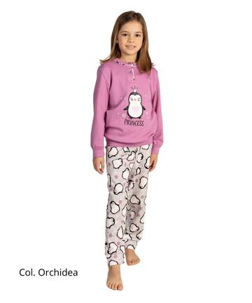 Pigiama da bambina in jersey di caldo cotone Gary 3020 Tg.8/10 anni - CIAM Centro Ingrosso Abbigliamento