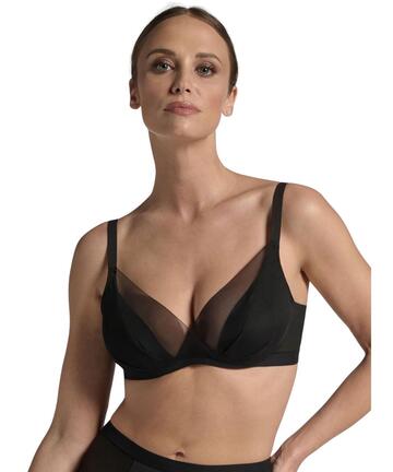 Reggiseno sfoderato con ferretto push-up in tulle e microfibra Lepel Tesoro 305 Coppa B
