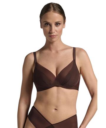 Reggiseno sfoderato con ferretto push-up in tulle e microfibra Lepel Tesoro 305 Coppa B