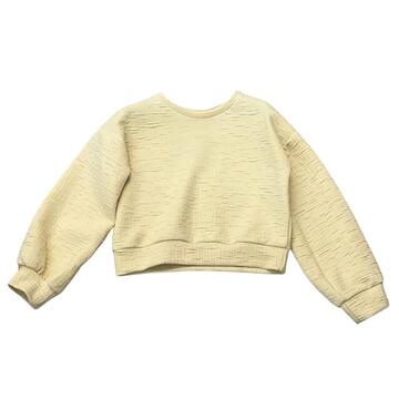FELPA CROP DA RAGAZZA INDIFFERENT 31945 - CIAM Centro Ingrosso Abbigliamento