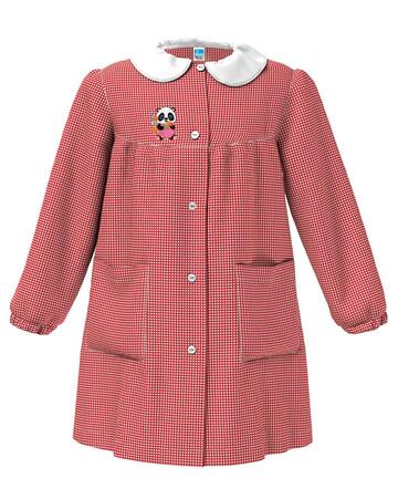 Grembiule scuola bambina Siggi Happy School 33GR4079 Ricamo Panda - CIAM Centro Ingrosso Abbigliamento