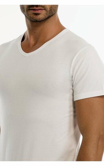 T-shirt uomo in cotone bielastico scavo a V Garda 3475 - CIAM Centro Ingrosso Abbigliamento