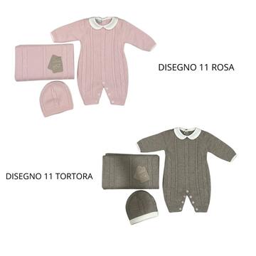 SET 3 PEZZI NEONATO NASCITA NAZARENO GABRIELLI NG-3488 - CIAM Centro Ingrosso Abbigliamento
