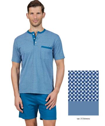 Pigiama uomo a manica corta in jersey di cotone Bip Bip 3797 Tg.4/7 - CIAM Centro Ingrosso Abbigliamento