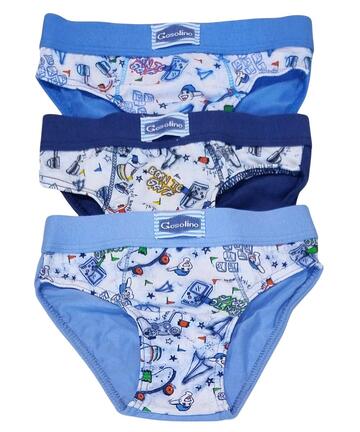 Slip bambino in cotone elasticizzato Gasolino U3889