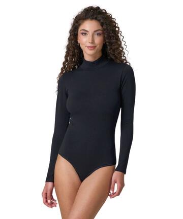 Body donna a lupetto in cotone elasticizzato Jadea 4153
