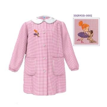 GREMBIULE BAMBINA ASILO SIGGI 33GR4331 RICAMO BALLERINA-CAGNOLINO&nbsp;