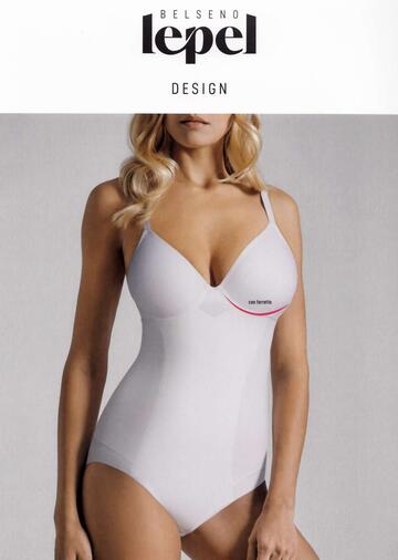 Body donna in cotone con ferretto coppe spacer Lepel Design 474 - CIAM Centro Ingrosso Abbigliamento