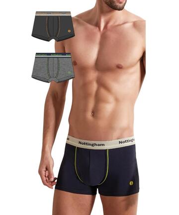 Boxer uomo in cotone elasticizzato Nottingham 47575 TRI-PACK