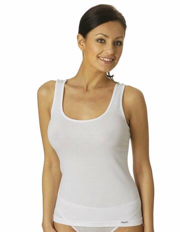 Canottiera donna a spalla larga in cotone elasticizzato Vayolet 4776 - CIAM Centro Ingrosso Abbigliamento