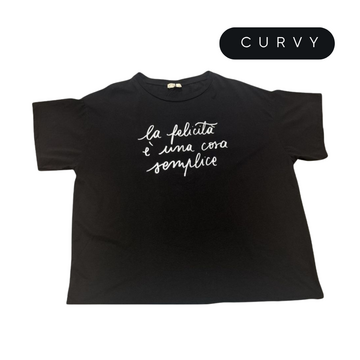 T-SHIRT OVER DONNA MANICA CORTA FLORA CURVY 82868&nbsp; - CIAM Centro Ingrosso Abbigliamento