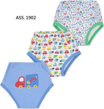 Absorbent waterproof children's learning panties tripack in Ellepi 5000 cotton - CIAM Centro Ingrosso Abbigliamento
