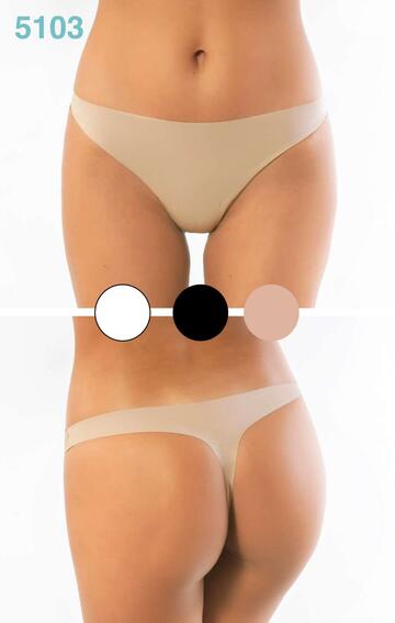 Sielei IOSONOIO 5103 women's laser cut elastic cotton thong - CIAM Centro Ingrosso Abbigliamento