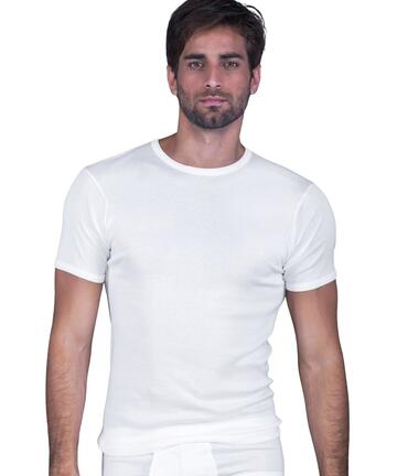 Men's low-neck T-shirt in Scottish cotton thread Moretta 513 - CIAM Centro Ingrosso Abbigliamento