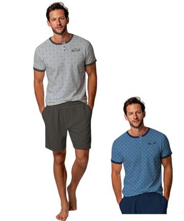 Pigiama uomo a manica corta in jersey di cotone Cippi 521