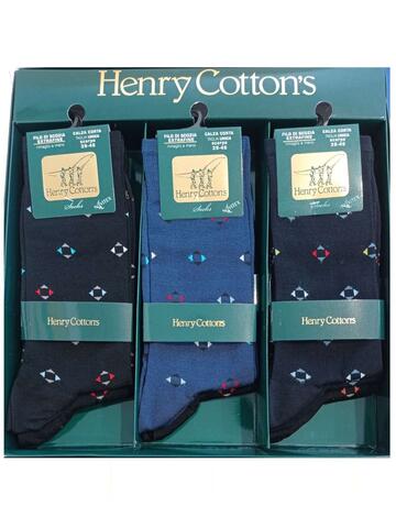 Henry Cotton's HC524 men's short sock in stretch lisle - CIAM Centro Ingrosso Abbigliamento