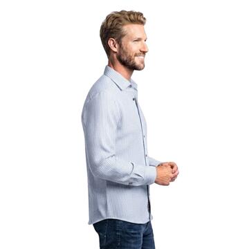CAMICIA UOMO IN LINO MANICA LUNGA A RIGHE BE MISTIC 32535&nbsp; - CIAM Centro Ingrosso Abbigliamento