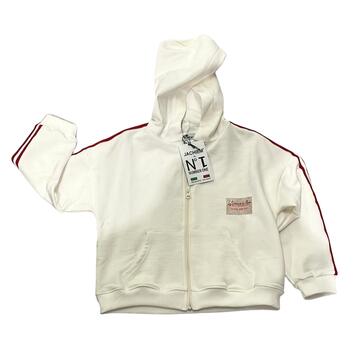 FELPA RAGAZZA FULLZIP CON CAPPUCCIO JACKIE M 53FJ430 8-14 ANNI - CIAM Centro Ingrosso Abbigliamento