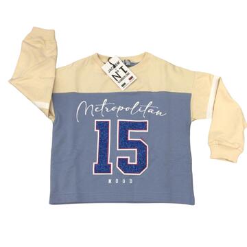 FELPA RAGAZZA GIROCOLLO JACKIE M 53FJ441 8-14 ANNI - CIAM Centro Ingrosso Abbigliamento