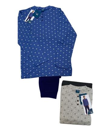 Pigiama uomo a manica lunga in jersey di cotone Smarty by Cippi 564