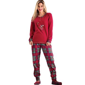 PIGIAMA DONNA SERAFINO INTERLOCK INFIORE 652852