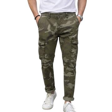 PANTALONE CARGO CON TASCONI MILITARE BE MISTIC 34664 - CIAM Centro Ingrosso Abbigliamento