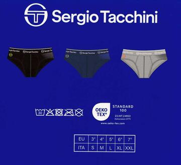 Мужские трусы из хлопка стрейч Sergio Tacchini 7007S - CIAM Centro Ingrosso Abbigliamento