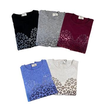 MAGLIA DONNA MANICHE LUNGHE FLORA 79595 - CIAM Centro Ingrosso Abbigliamento