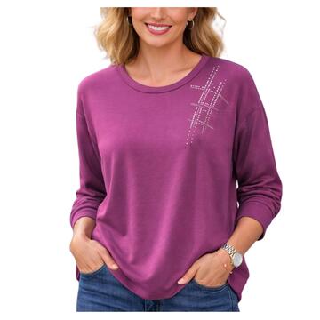 MAGLIA OVER DONNA GIROCOLLO MANICA LUNGA KARTIZA 711&nbsp; - CIAM Centro Ingrosso Abbigliamento