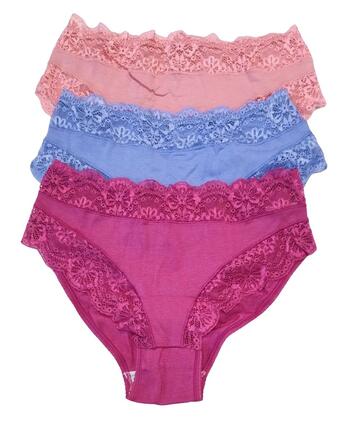 Figi damskie midi z koronką Jadea 742 - CIAM Centro Ingrosso Abbigliamento