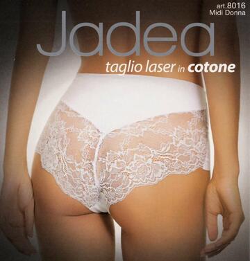 Slip midi donna taglio laser con pizzo Jadea 8016 - CIAM Centro Ingrosso Abbigliamento