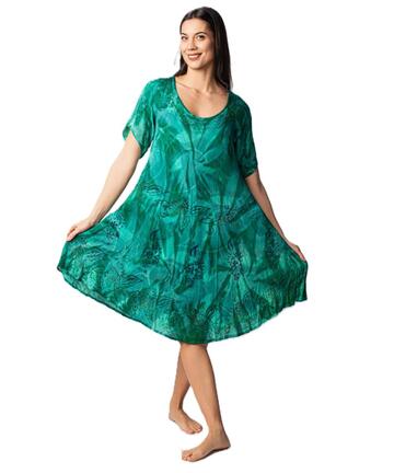 Abito donna a manica corta in viscosa fantasia Marila 80259 - CIAM Centro Ingrosso Abbigliamento