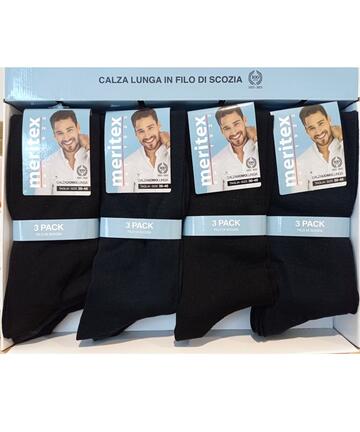 Calzettone lungo uomo in cotone elasticizzato Meritex 8200 - CIAM Centro Ingrosso Abbigliamento