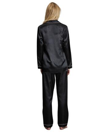 Pigiama donna aperto in raso di Andra 8334 - CIAM Centro Ingrosso Abbigliamento