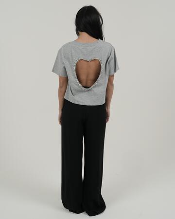 T-SHIRT DONNA CUORE MANICA CORTA FIORENZA AMADORI 8687  - Fiorenza Amadori