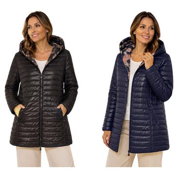PIUMINO 100 GRAMMI DONNA CALIBRATO E REVERSIBILE FLORA 8951&nbsp;&nbsp;
