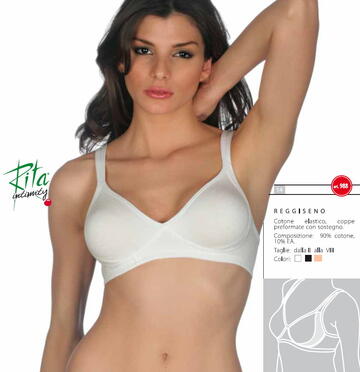 Rita 988 cotton bra size 7-8 - CIAM Centro Ingrosso Abbigliamento