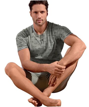 Pigiama uomo corto in jersey di cotone Infiore Uomo ARS754266