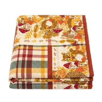 Tovaglia da cucina Maison Sophie Autumn Squirrel 6 persone&nbsp; - CIAM Centro Ingrosso Abbigliamento