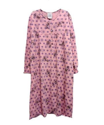 Moquette Amelie женская хлопковая ночная рубашка с длинным рукавом - CIAM Centro Ingrosso Abbigliamento