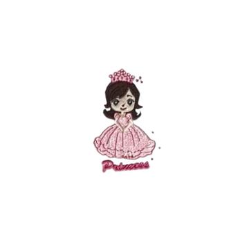 GREMBIULE ASILO BAMBINA ANDY&GI&ograve; 90313 RICAMO PRINCESS