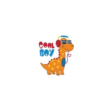 GREMBIULE ASILO BAMBINO ANDY&GIò 90283 RICAMO DINOSAURO - CIAM Centro Ingrosso Abbigliamento