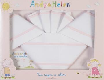 COMPLETO LETTINO NEONATO ANDY&HELEN 3/381 - CIAM Centro Ingrosso Abbigliamento