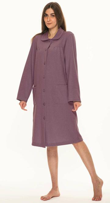 Vestaglia donna in caldo cotone lanato punto Milano Gary B50085 Tg.56/60 - CIAM Centro Ingrosso Abbigliamento