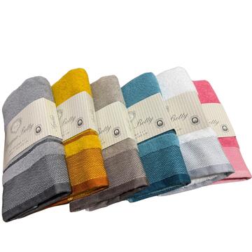 SET 2 ASCIUGAMANI IN COTONE SOPHIE MAISON BETTY  - CIAM Centro Ingrosso Abbigliamento