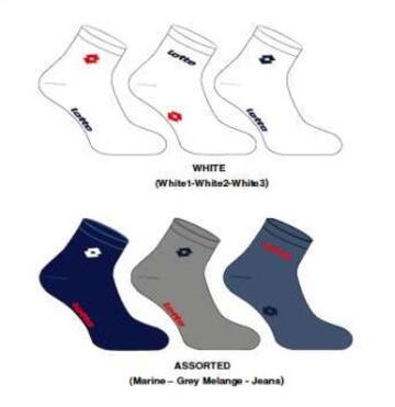 Lotto child short socks BR86 (3 PAIRS) - CIAM Centro Ingrosso Abbigliamento