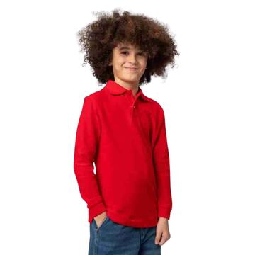 Children's long-sleeved polo shirt BSK210 - CIAM Centro Ingrosso Abbigliamento