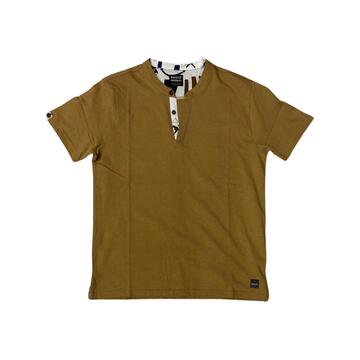 T-SHIRT UOMO IN COTONE CON BOTTONCINI BACI&ABBRACCI BAM5448 - CIAM Centro Ingrosso Abbigliamento