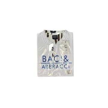 T-SHIRT UOMO IN COTONE CON BOTTONCINI BACI&ABBRACCI BAM5448 - CIAM Centro Ingrosso Abbigliamento